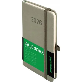 Kalendář Knižní kalendář 2026 A6 Antra zelený