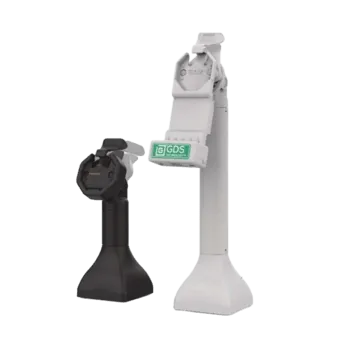 RAM Mounts GDS Uni-Conn Stand Docking Station (7") with Key Locking (Right) for Rear Pogo Pins - Rotatable & Tiltable - USB-C Connection