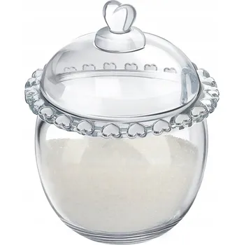 Cukřenka Cukřenka skleněná s víčkem LOVE LUXITO 230 ml