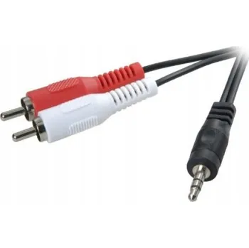 Audio kabel Kabel Vivanco 19720 jack (6,3 mm) - 2x RCA (cinch) 5 m