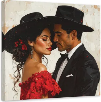 Obraz Obraz do obýváku ložnice, Zamilovaný Pár Láska 50x50