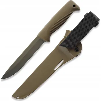 Kuchyňský nůž Nůž Peltonen Knives M95 Ranger Povlak Cerakote FDE Rukojeť Coyote TPE