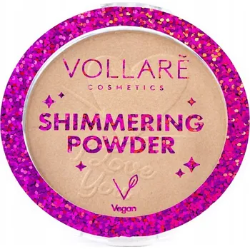 Pudr Jeden lisovaný rozjasňovač Vollare Shimmering Powder zlatý 8 g