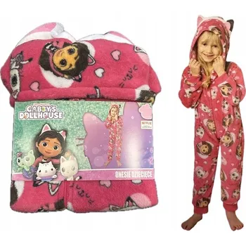 Overal (kombinéza) Kočičí domek Gabby, růžová, velikost 98-104 cm