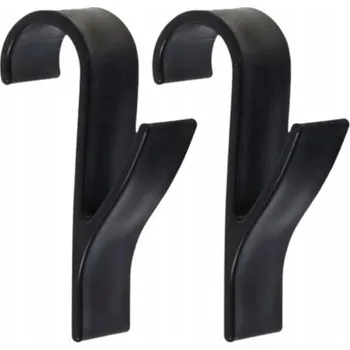 Věšák Háček bez vrtání Ecarla černý