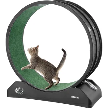 Běžecký pás Vevor Běžecké kolo pro kočky 31.5 in, s brzdou, kobercový pás, tichý chod