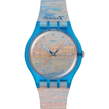 Módní doplněk Swatch x Guggenheim Monet's Palazzo Ducale SO29Z150