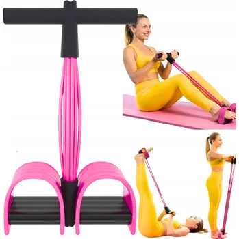 EXPANDÉR GUMA NA CVIČENÍ BŘICHA PROTAHOVÁNÍ ODPOROVÁ PÁSKA TRÉNINKOVÁ SADA