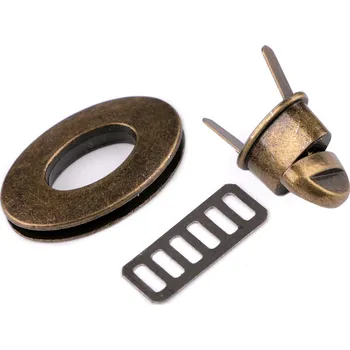 Zapínání na kabelku 23x37 mm otočné