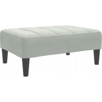 Taburet VidaXL Čalouněný Taburet šedý