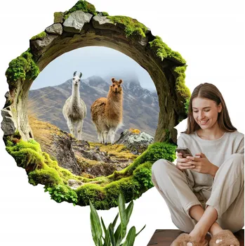 Obraz Samolepící Dekorativní Samolepka Na Stěnu 74x80 cm Horská oáza