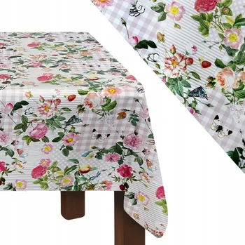 ubrus CERATA na stůl 140x350 ubrus NA VLÁKNĚ tkanině SILNÁ ODOLNÁ PROTI SKVRNÁM