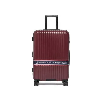Módní doplněk Střední kufr Beverly Hills Polo Club CEO-BHPC-M-007-08-BURGUNDY Bordó NOSIZE