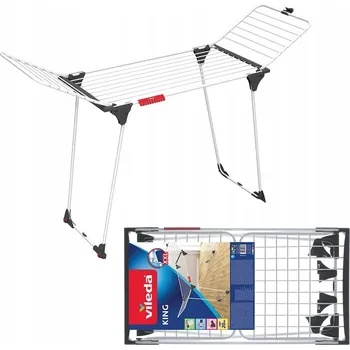 Sušák na prádlo Sušák na prádlo Vileda King volně stojící, rozkládací, 174 cm, 20 kg