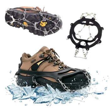 Cyklistické návleky Protišmykové návleky na boty - mačky, Mountaineer, velikost 36 - 40 - Černá