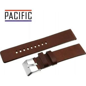 Opasek Kožený opasek k hodinkám W58 - tmavě hnědý - 20 mm