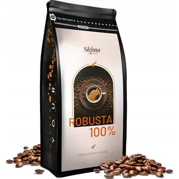 Káva zrnková Robusta SKIMACOFFEE Robusta 100% 500 g SkimaCoffee 500 g