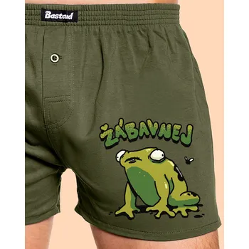 Trenýrky Bastard Žábavní pánské trenky Khaki