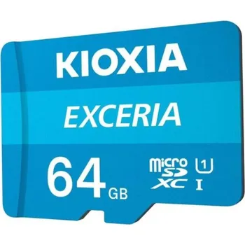 Paměťová karta Toshiba KIOXIA Exceria microSDXC card 64GB M203, UHS-I U1 Class 10 LMEX1L064GG2