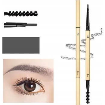 Tužka na obočí Tenká tužka na obočí a oči se štětečkem, vysouvací, precizní GRAFIT 4