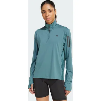Dámská mikina ADIDAS Bunda Own the Run Half-Zip 2XS MODRÁ