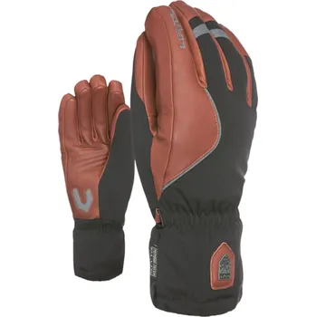 Rukavice LEVEL Pánské lyžařské rukavice Level Off Piste 2XL KAŠTANOVÁ