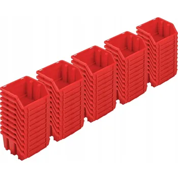 Úložný box 50x Skladový box Box Ergobox 1 Červený