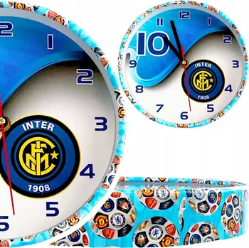 Hodiny NÁSTĚNNÉ HODINY PRO FANOUŠKA INTER MILÁN DO DĚTSKÉHO POKOJE