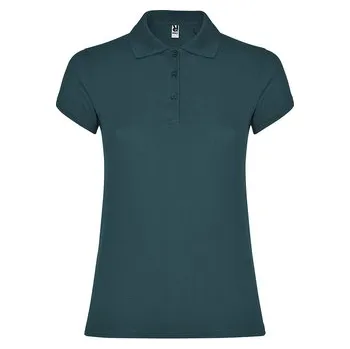 Dámské tričko Dámská polokošile Star, bouřkově modrá, Velikost XL