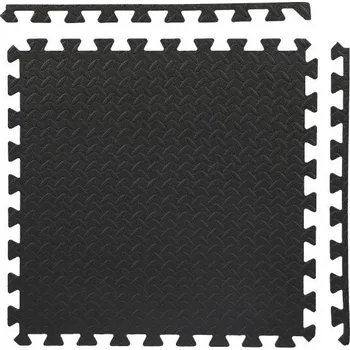podložka na cvičení Černá pěnová puzzle podložka (6 ks) HMS - 180 x 120 x 1,2 cm