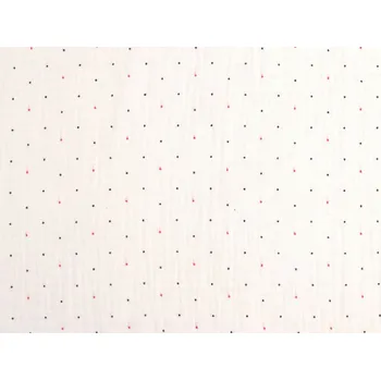 Mušelín / dvojitá gázovina puntíky