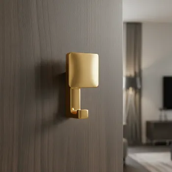 Věšák Interex design Věšák GINERVA / Zlatá lesklá