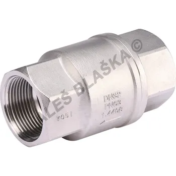 Příslušenství k čerpadlu SFERACO - Francie | Celonerezová zpětná klapka univerzální s pružinkou - NEREZ - INOX (zpětný ventil voda, pára) - 1/4" N3290