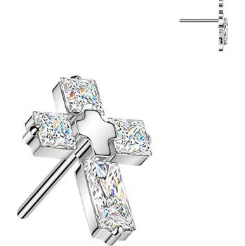 Piercing Šperky4U Ozdobná část k PUSH IN piercingu TITAN - TIT1685