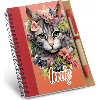 Zápisník ZÁPISNÍK NOTES SLADKÉ KOČKY DÁREK DO ŠKOLKY JMÉNO