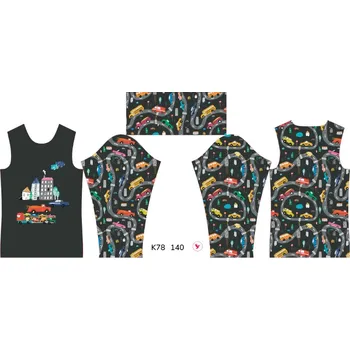 Panel na dětský termo rolák 140 barevná auta