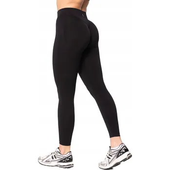Dámské legíny CARPATREE LEGÍNY VYSOKÝ PAS PUSH UP BEZEŠVÉ ACCOLADE RICH BLACK XS