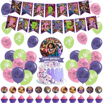 Party dekorace NAROZENINOVÁ SADA ENCANTO DEKORACE BALÓNKY