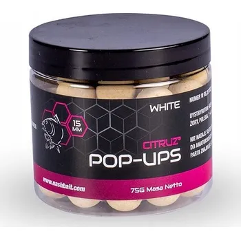Boilies Nash Pop Up boilies Citruz 12mm 75g Bílé