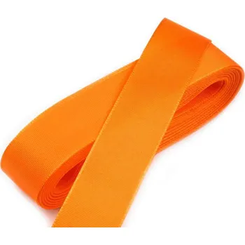 Stuha Stuha taftová šíře 25 mm, malé, 211 oranžová