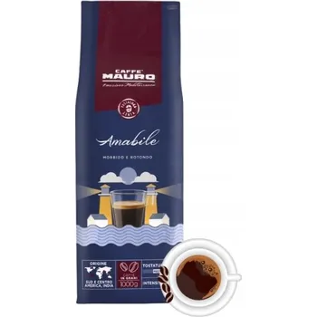 Káva zrnková směs Cafe Mauro Káva zrnková AMABILE 1000g 1000 g