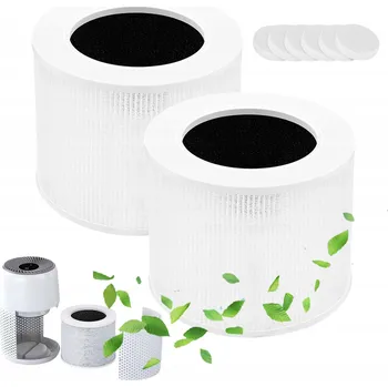 Čistička vzduchu 2X FILTR DO ČISTIČKY VZDUCHU HEPA FILTR S AKTIVNÍM UHLÍM - VÝMĚNNÉ, VYSOKÁ KVALITA