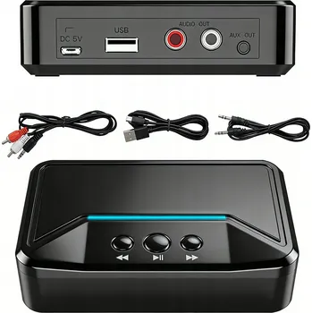 Bluetooth adaptér ADAPTÉR PŘIJÍMAČ ZVUKU BLUETOOTH 5.3 AUDIO AUX JACK 3,5 mm