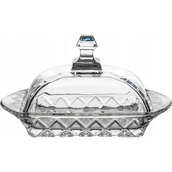 Dóza na potraviny Máslenka Altom Design Karo sklo bezbarvá