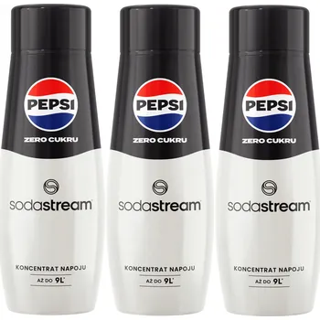 Sirup pro výrobník sody Sirup do vody SodaStream PEPSI MAX 440 ml