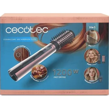 Kulma Fén, kartáč, styler a kulma Cecotec 3v1