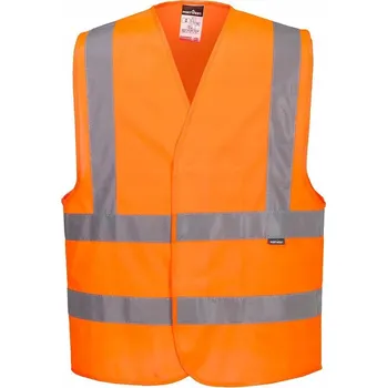 reflexní vesta Výstražná vesta s páskami EN 20471 Kl.2 vel. S/M Oranžová R