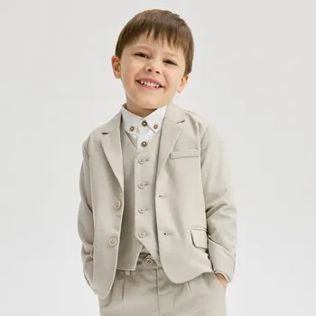 Chlapecká bunda Reserved - Elegantní sako regular fit - béžová - 295CJ-80X - 295CJ-80X-80