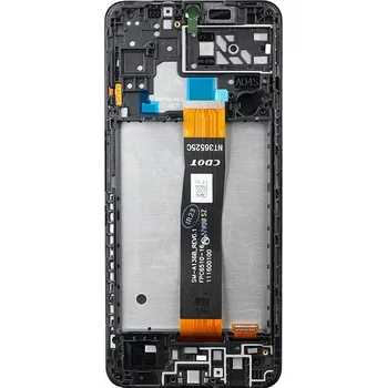 LCD display + dotyková deska + přední kryt pro Samsung Galaxy A04s, black