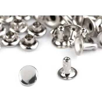 Duté nýty Ø5 mm, velké, 1 nikl